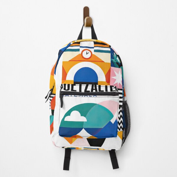 Item preview, Colorful geometric travel poster celebrating Quetzaltenango, Gua designed and sold by ckybe.