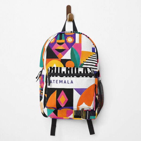Item preview, Colorful geometric collage featuring Guatemalan cultural pattern designed and sold by ckybe.