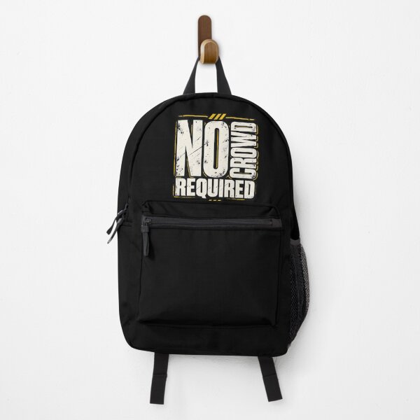 Item preview, No Crowd Required Introvert Humor designed and sold by FZ Studio .