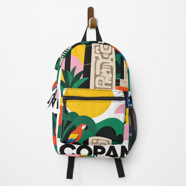 Item preview, Colorful illustrated travel poster featuring Copn ruins, tropic designed and sold by ckybe.