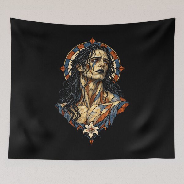 Item preview, Frankenstein Creature in Stained-Glass Sorrow designed and sold by Fenay Designs.