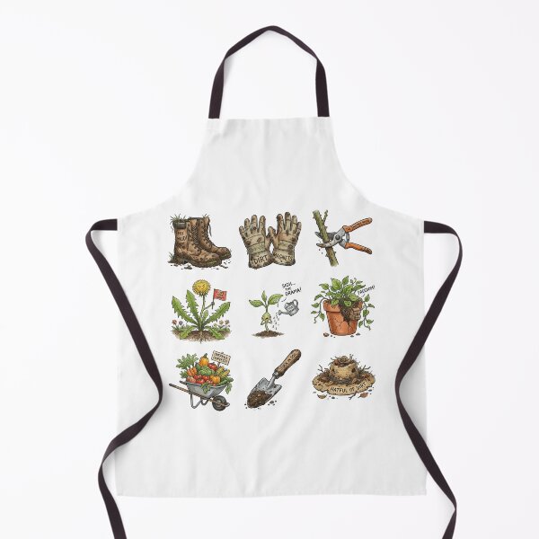 Item preview, Funny Gardening Sticker Pack Dramatic Plant Dirt Magnet Art designed and sold by mood-draftsman.