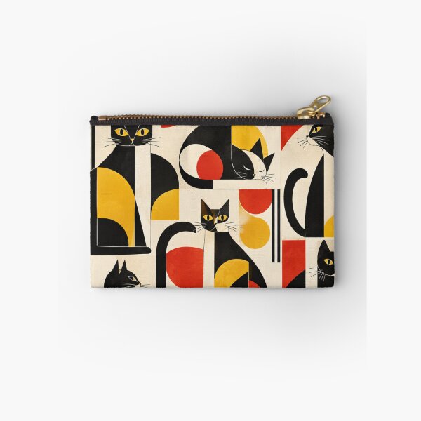 Item preview, Abstract Scandinavian Cat Silhouettes Floral Cat Design designed and sold by Aramdesing.