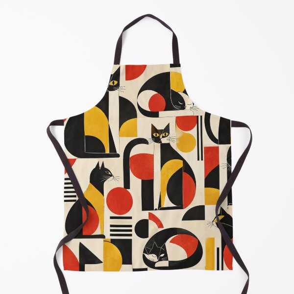 Item preview, Abstract Scandinavian Cat Silhouettes Floral Cat Design designed and sold by Aramdesing.
