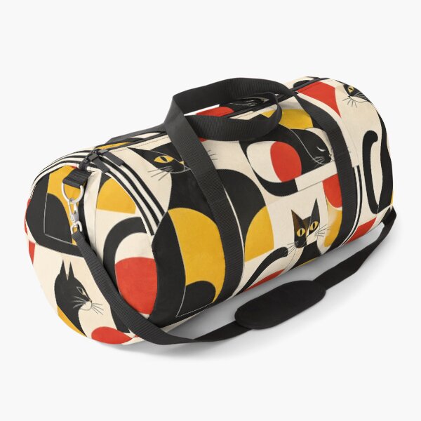 Item preview, Abstract Scandinavian Cat Silhouettes Floral Cat Design designed and sold by Aramdesing.