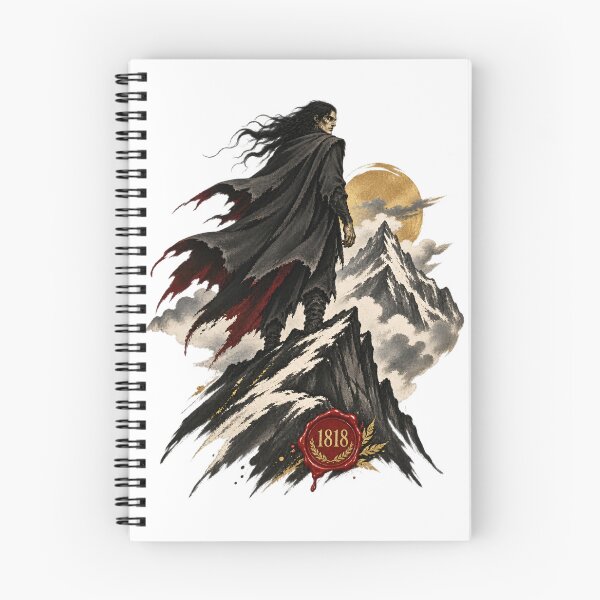 Item preview, Frankenstein Creature Climbs Toward the Golden Moon designed and sold by Fenay Designs.