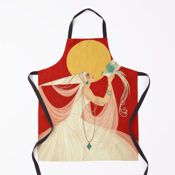 Item preview, Princess Badoura Print, Art Deco Wall Art, Erté Vintage Fantasy Illustration, Orientalist Decor designed and sold by RickE.