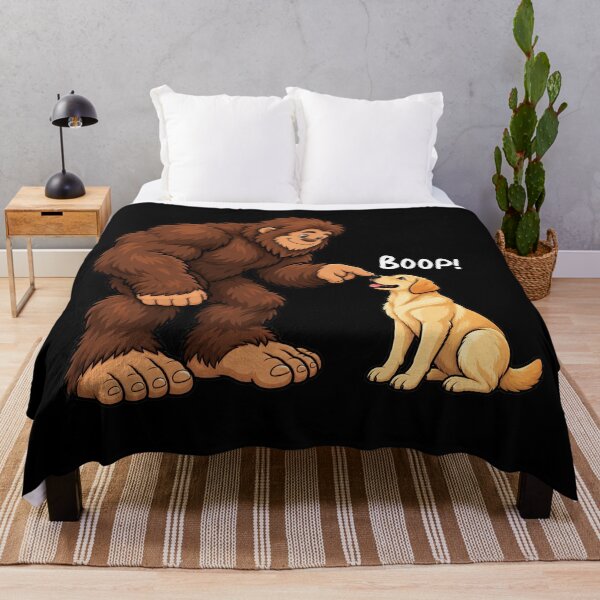 Item preview, Bigfoot and Labrador Retriever Boop Fun Design Sasquatch designed and sold by rafaeltto.