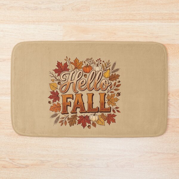 Item preview, Hello Fall Autumn Season Thanksgiving Harvest Enthusiast designed and sold by w66aboo.