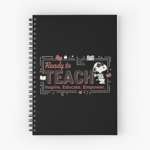 Item preview, Ready To Teach Inspire Educate Empower Cool Snoopy Teacher designed and sold by Dravienart.