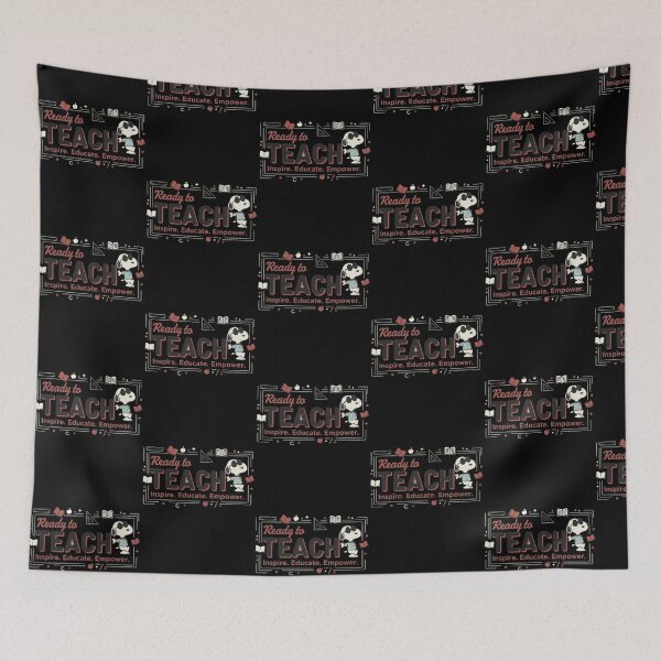 Item preview, Ready To Teach Inspire Educate Empower Cool Snoopy Teacher designed and sold by Dravienart.