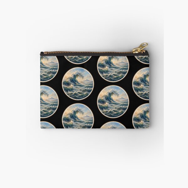 Item preview, Japanese Great Wave off Kanagawa Vintage Coastal Art designed and sold by Wilcox PhotoArt.