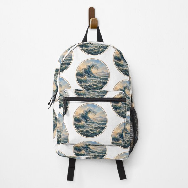 Item preview, Japanese Great Wave off Kanagawa Vintage Coastal Art designed and sold by Wilcox PhotoArt.