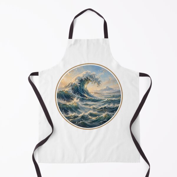 Item preview, Japanese Great Wave off Kanagawa Vintage Coastal Art designed and sold by Wilcox PhotoArt.