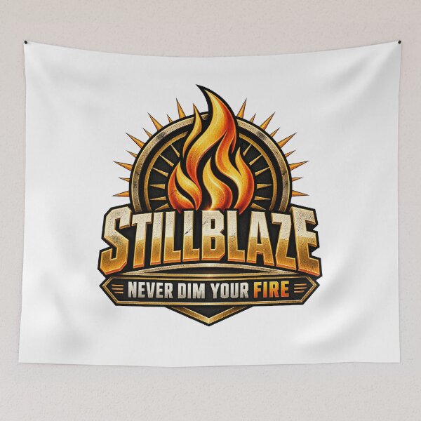 Item preview, STILLBLAZE Never Dim Your Fire – Motivational Streetwear designed and sold by BilcoStillbaze.