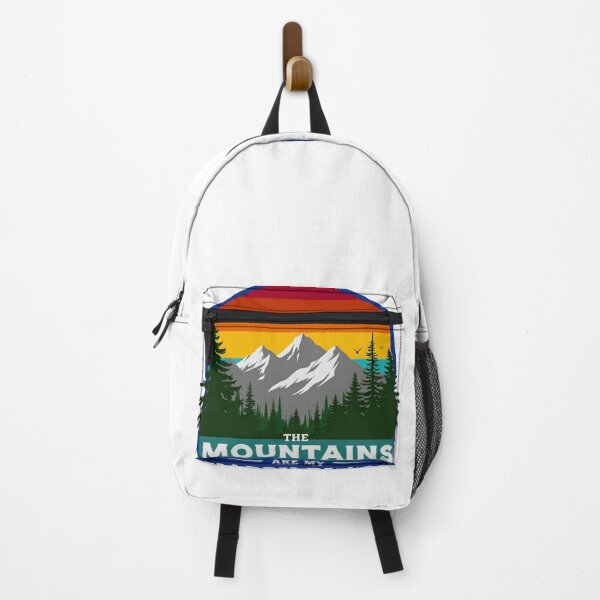 Item preview, Sunset Mountain Landscape The Mountains Are My Happy Place Outdoor Art designed and sold by GabeMountainArt.