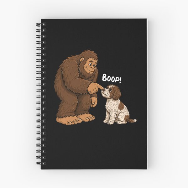 Item preview, Bigfoot and Lagotto Romagnolo Boop Fun Design Sasquatch designed and sold by rafaeltto.