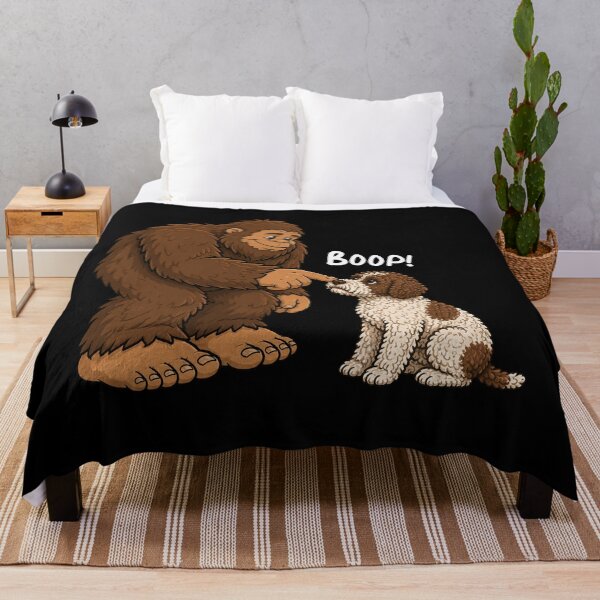 Item preview, Bigfoot and Lagotto Romagnolo Boop Fun Design Sasquatch designed and sold by rafaeltto.