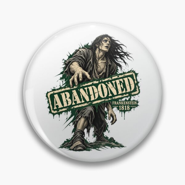 Item preview, Frankenstein 1818 Abandoned Creature Stamp designed and sold by Fenay Designs.