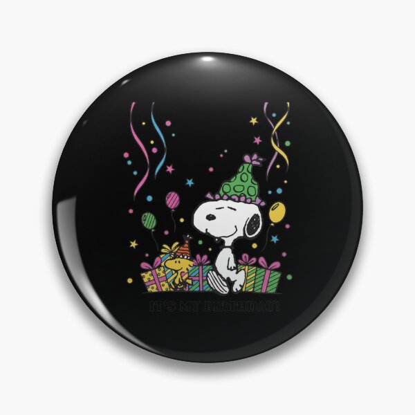 Item preview, It's My Birthday Snoopy Party Hat Woodstock Confetti Presents designed and sold by Dravienart.