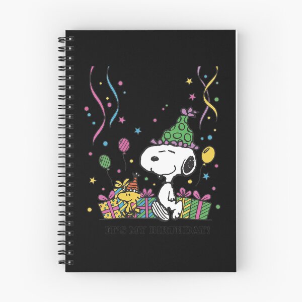 Item preview, It's My Birthday Snoopy Party Hat Woodstock Confetti Presents designed and sold by Dravienart.