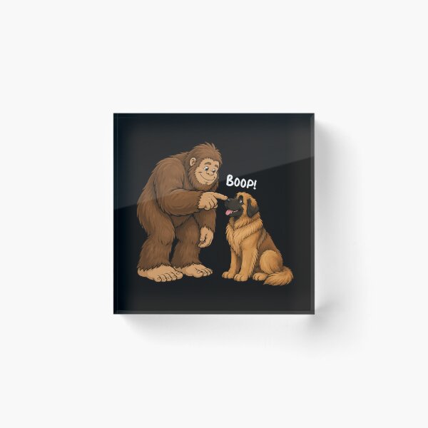 Item preview, Bigfoot and Leonberger Boop Fun Design Sasquatch designed and sold by rafaeltto.