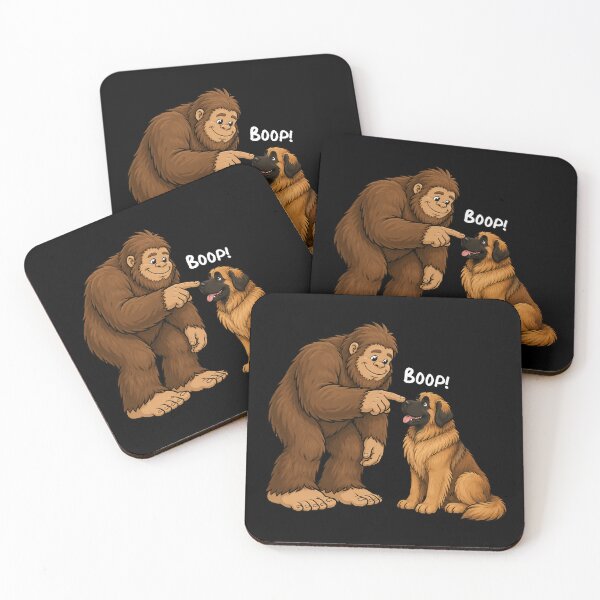 Item preview, Bigfoot and Leonberger Boop Fun Design Sasquatch designed and sold by rafaeltto.