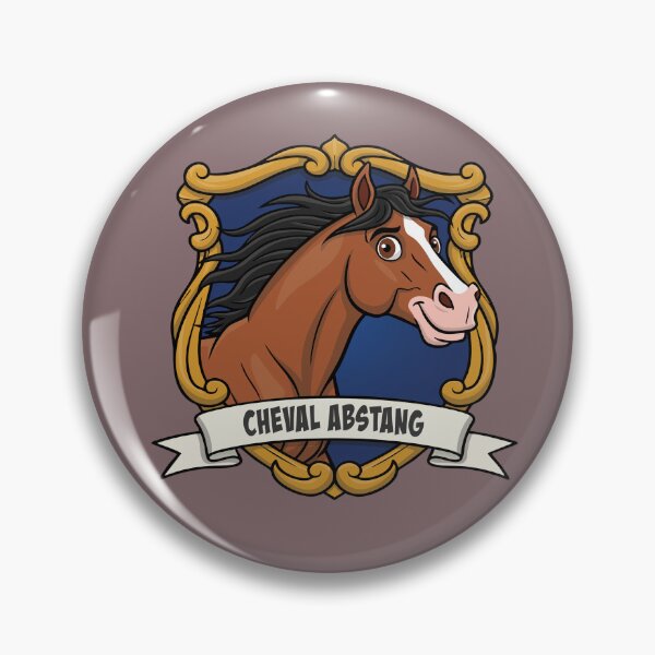 Item preview, The caricature of the horse Abstang in a coat of arms designed and sold by Cheval-de-coeur.