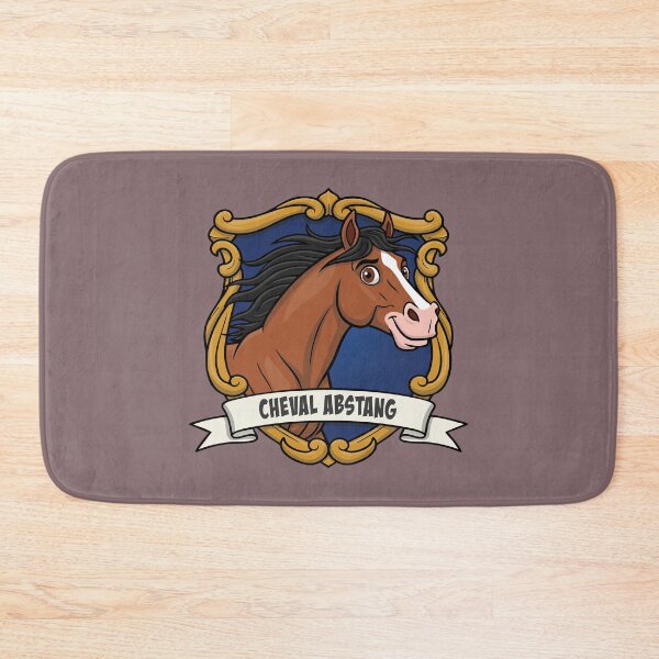 Item preview, The caricature of the horse Abstang in a coat of arms designed and sold by Cheval-de-coeur.