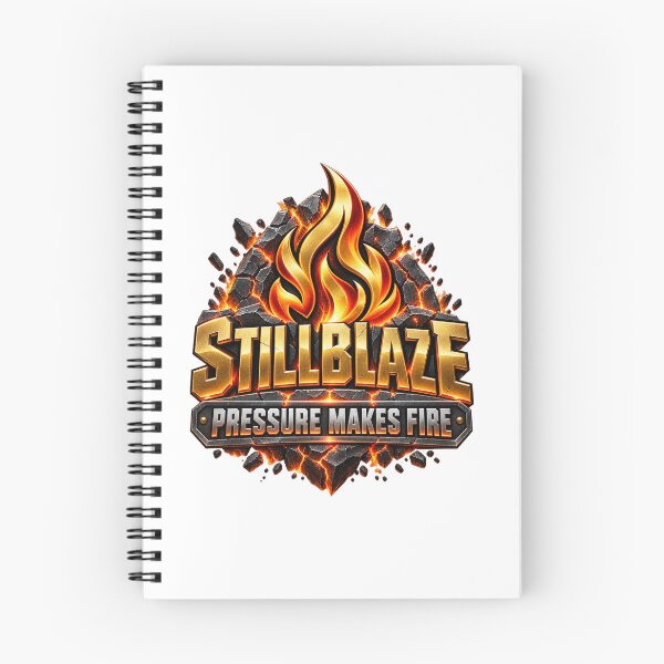 Item preview, STILLBLAZE Pressure Makes Fire – Motivational Streetwear designed and sold by BilcoStillbaze.