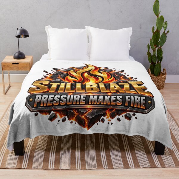 Item preview, STILLBLAZE Pressure Makes Fire – Motivational Streetwear designed and sold by BilcoStillbaze.