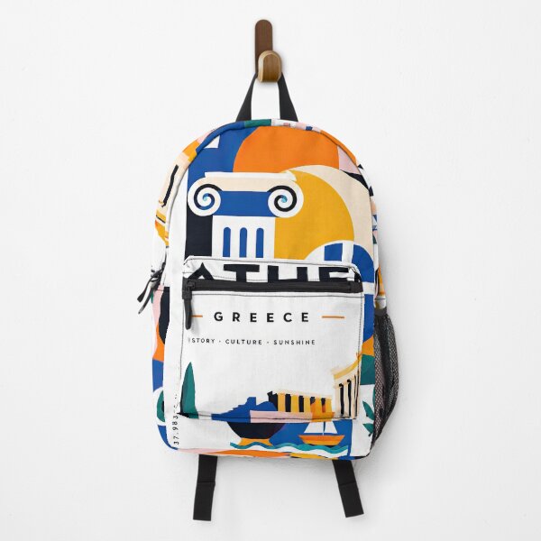 Item preview, Athens Greece travel poster featuring the Acropolis, Greek designed and sold by ckybe.