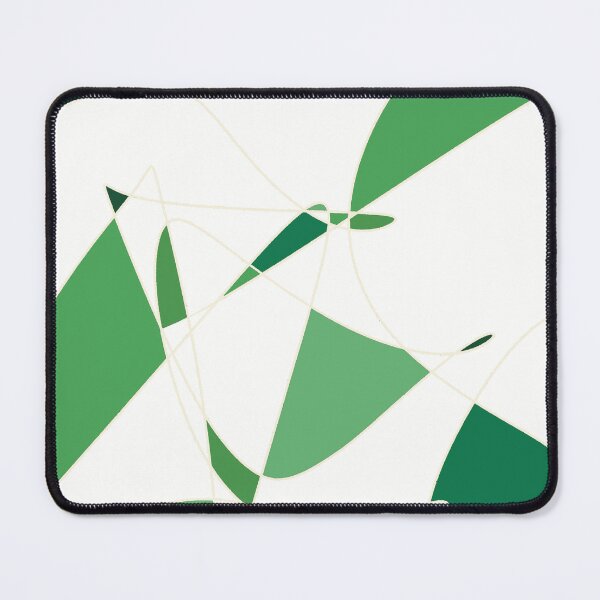 Item preview, Green Abstract Scribble - Expressive Line Art No. 59 designed and sold by iampaulmorris.
