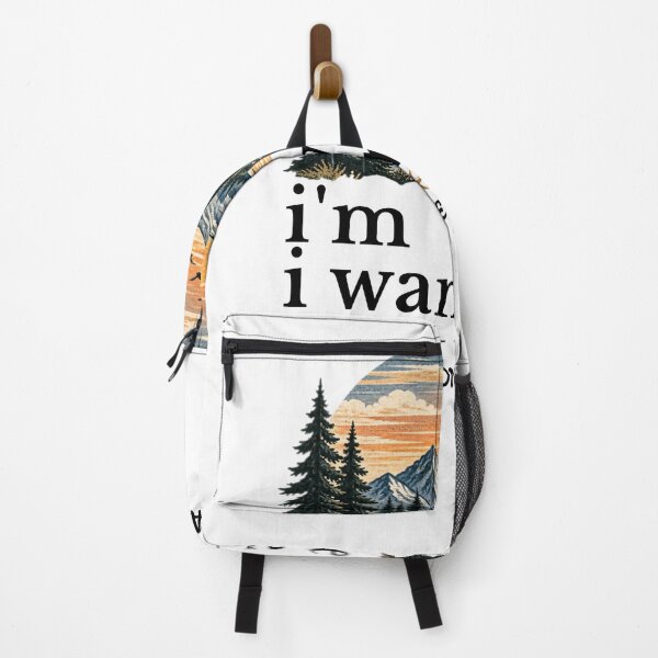 Item preview, Present Content At Peace mountains designed and sold by I'm Where I Wanna Be.