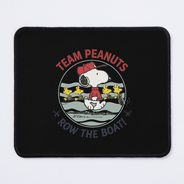 Item preview, Team Peanuts Row The Boat Snoopy Woodstock Rowing Crew Badge designed and sold by Dravienart.