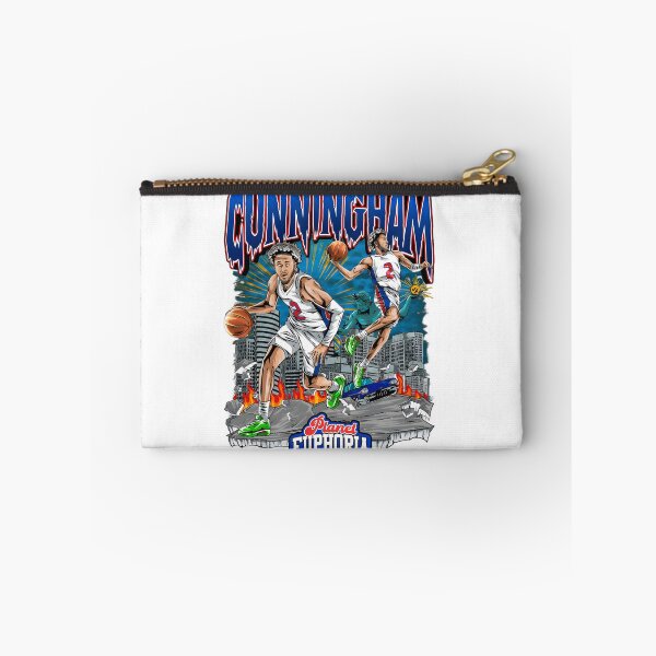 Item preview, Cade Cunningham Detroit Collage Artwork Featuring Basketball and City Elements designed and sold by klickklick.