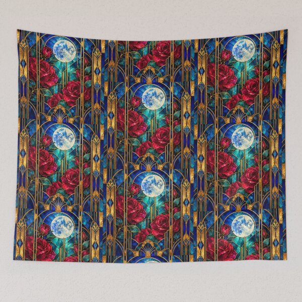 Item preview, Red roses, stained glass designed and sold by saranagliccuris.