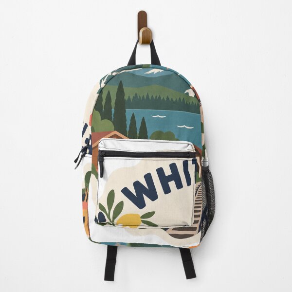 Item preview, Whitefish USA Travel Souvenir Modern Folk Art designed and sold by VisualArtsOasis.
