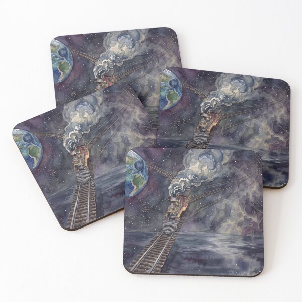 Item preview, Time Traveling Train moving Through Space designed and sold by CentauriArt.