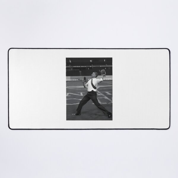 Item preview, President Barack Obama Throwing a Football Artistic Illustration designed and sold by Barbara Souza.