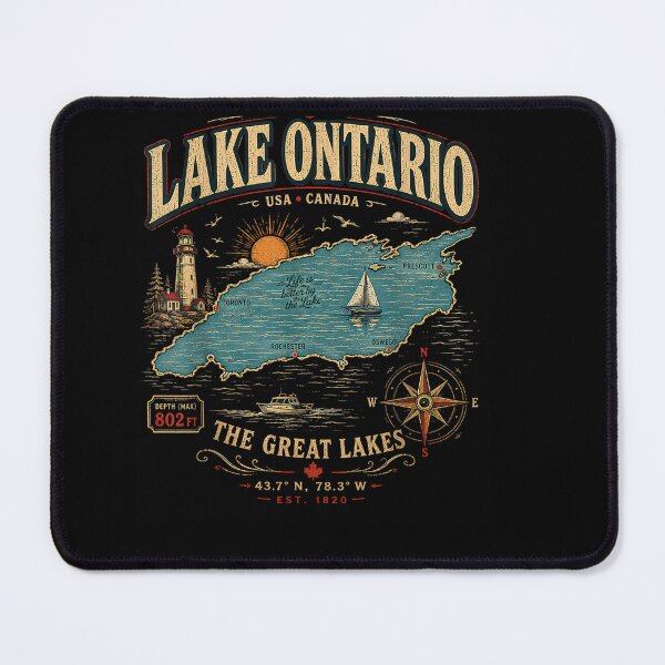 Item preview, Lake Ontario Forever Canada Since 1867 Vintage Lakeside designed and sold by Szartstudios.