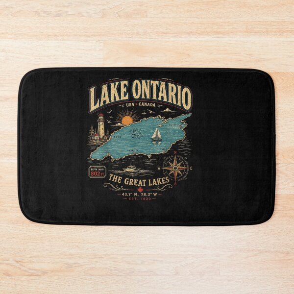 Item preview, Lake Ontario Forever Canada Since 1867 Vintage Lakeside  designed and sold by Szartstudios.