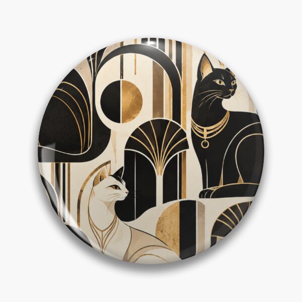 Item preview, Abstract Scandinavian Cat Silhouettes Floral Cat Design designed and sold by Aramdesing.