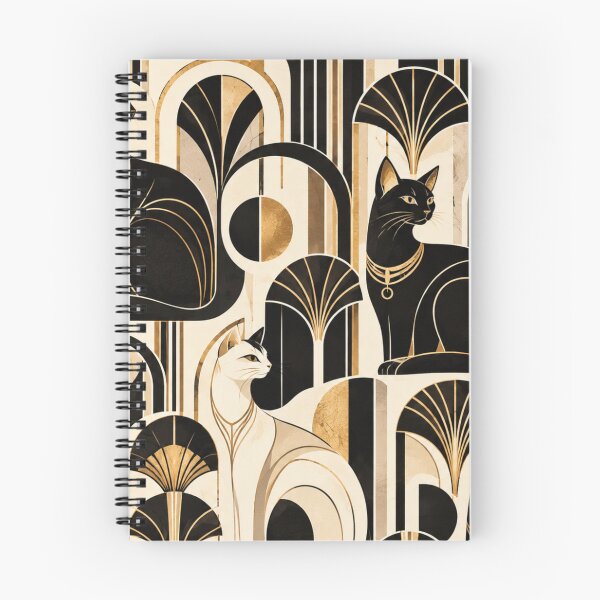Item preview, Abstract Scandinavian Cat Silhouettes Floral Cat Design designed and sold by Aramdesing.