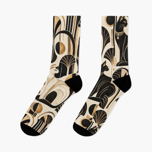 Item preview, Abstract Scandinavian Cat Silhouettes Floral Cat Design designed and sold by Aramdesing.