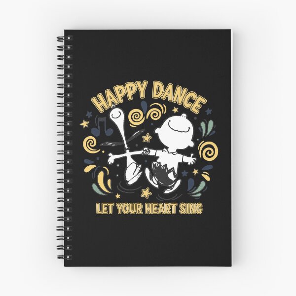 Item preview, Happy Dance Let Your Heart Sing Snoopy Charlie Brown Joyful Retro designed and sold by Dravienart.