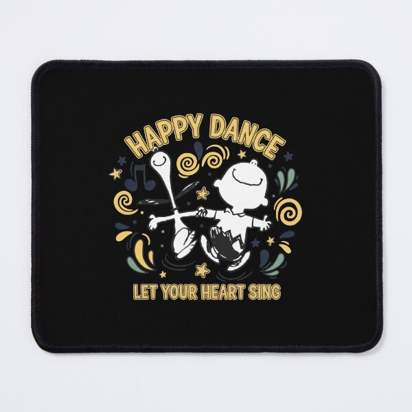 Item preview, Happy Dance Let Your Heart Sing Snoopy Charlie Brown Joyful Retro designed and sold by Dravienart.