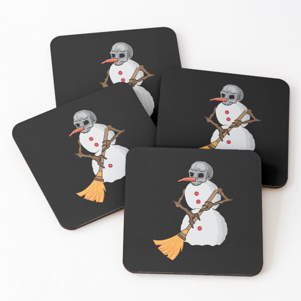 Item preview, Skeletal Snowman | Gothic Winter Illustration | Dead Winter designed and sold by Half Mess.