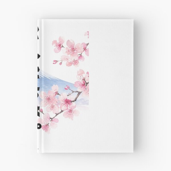 Item preview, Konnichiwa - Hello | Mount Fuji & Cherry Blossom | Japanese Design designed and sold by JapanMemoir.