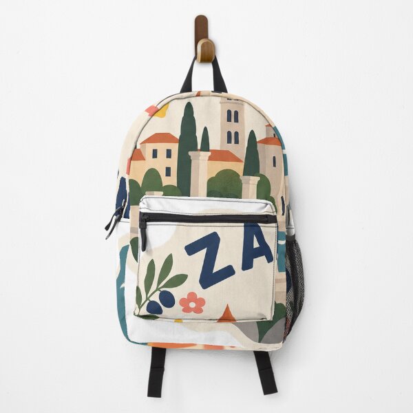 Item preview, Zadar Croatia Travel Souvenir Modern Folk Art designed and sold by VisualArtsOasis.